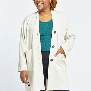 Oiselle Ivory Wyomia Cardigan S/M
